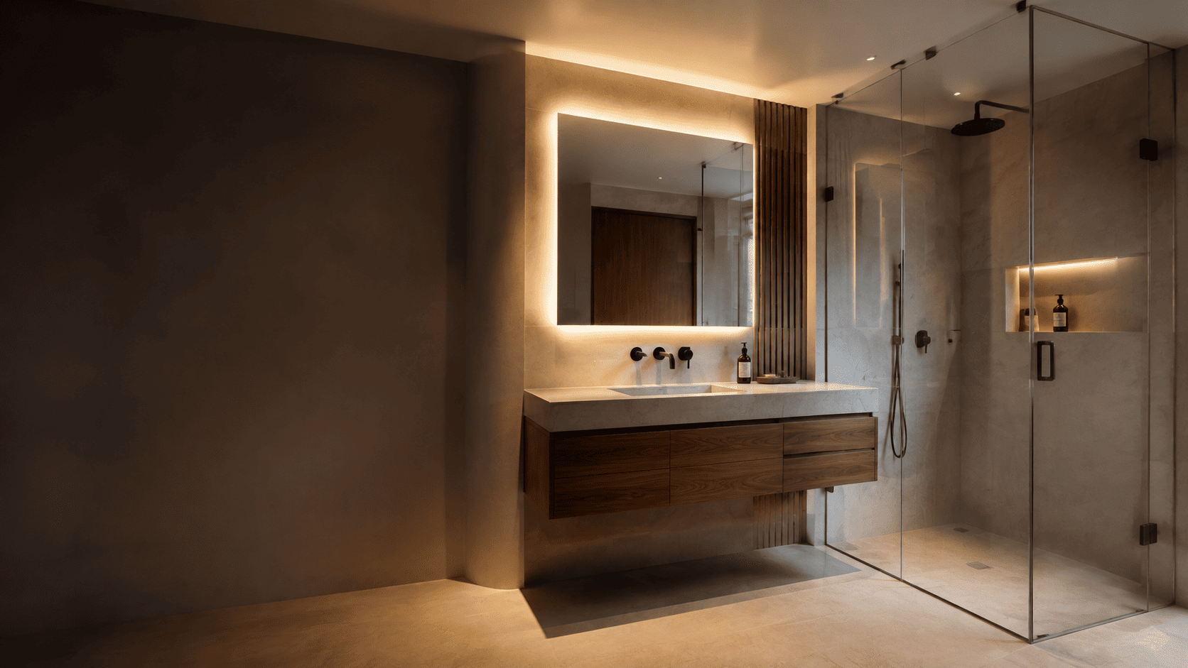 divisiones de baño en vidrio templado en bogota